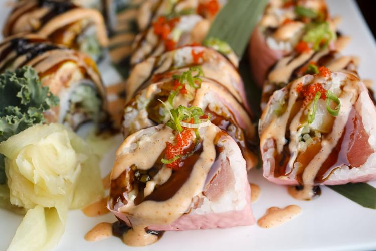 Sushi rolls from Yako Sushi House on Cottage Grove Road in Madison, Wisconsin