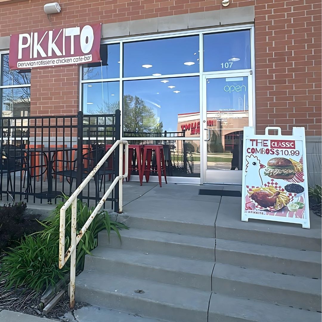 Exterior of Pikkito Peruvian restaurant on Junction Road in west Madison